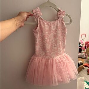 Pink Floral Kids ballet dress